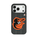 Baltimore Orioles Text Backdrop Bump Phone Case for Apple iPhone