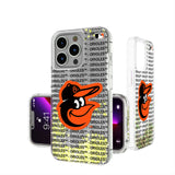Baltimore Orioles Text Backdrop Glitter Phone Case for Apple iPhone