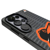 Baltimore Orioles Text Backdrop MagSafe Compatible Phone Case for Samsung Galaxy 26 Series