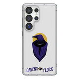 Baltimore Ravens Deco Clear Phone Case for Samsung Galaxy
