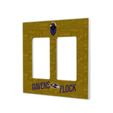 Baltimore Ravens Deco Hidden-Screw Light Switch Plate