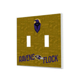 Baltimore Ravens Deco Hidden-Screw Light Switch Plate