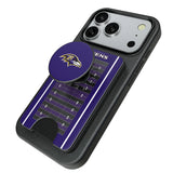 Baltimore Ravens Field PopSockets MagSafe-Compatible PopWallet+