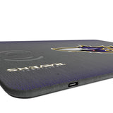 Baltimore Ravens Linen 15-Watt Wireless Charger and Mouse Pad