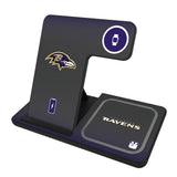 Baltimore Ravens Linen 3 in 1 Charging Station