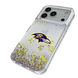Baltimore Ravens Linen Glitter Phone Case for Apple iPhone