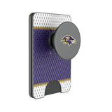 Baltimore Ravens Mesh PopSockets MagSafe-Compatible PopWallet+
