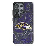 Baltimore Ravens Paisley MagSafe Compatible Phone Case for Samsung Galaxy 26 Series