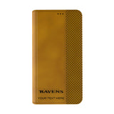 Baltimore Ravens Personalized Burn Folio Phone Case for Apple iPhone