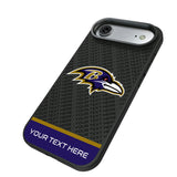 Baltimore Ravens Personalized EndZone Plus Bump Phone Case for Apple iPhone