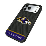 Baltimore Ravens Personalized EndZone Plus Bump Phone Case for Apple iPhone