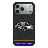 Baltimore Ravens Personalized EndZone Plus Bump Phone Case for Apple iPhone