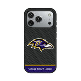 Baltimore Ravens Personalized EndZone Plus Bump Phone Case for Apple iPhone
