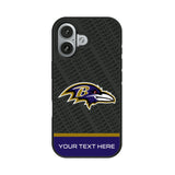 Baltimore Ravens Personalized EndZone Plus Bump Phone Case for Apple iPhone