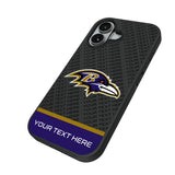 Baltimore Ravens Personalized EndZone Plus Bump Phone Case for Apple iPhone