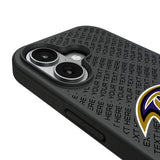 Baltimore Ravens Personalized EndZone Plus Bump Phone Case for Apple iPhone