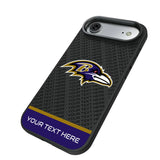 Baltimore Ravens Personalized EndZone Plus Bump Phone Case for Apple iPhone