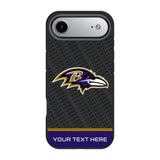 Baltimore Ravens Personalized EndZone Plus Bump Phone Case for Apple iPhone