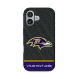 Baltimore Ravens Personalized EndZone Plus Bump Phone Case for Apple iPhone