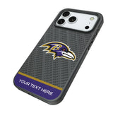 Baltimore Ravens Personalized EndZone Plus Bump Phone Case for Apple iPhone