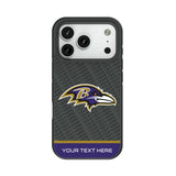 Baltimore Ravens Personalized EndZone Plus Bump Phone Case for Apple iPhone