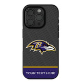 Baltimore Ravens Personalized EndZone Plus Bump Phone Case for Apple iPhone