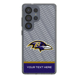 Baltimore Ravens Personalized EndZone Plus Clear Phone Case for Samsung Galaxy