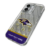 Baltimore Ravens Personalized EndZone Plus Glitter Phone Case for Apple iPhone
