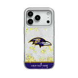 Baltimore Ravens Personalized EndZone Plus Glitter Phone Case for Apple iPhone