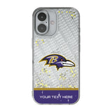 Baltimore Ravens Personalized EndZone Plus Glitter Phone Case for Apple iPhone