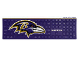 Baltimore Ravens Personalized Endzone Solid Curved Wireless Keyboard