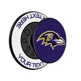 Baltimore Ravens Personalized Endzone Solid PopSockets Magnetic Phone Grip and Stand