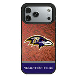 Baltimore Ravens Personalized Football Bump Phone Case for Apple iPhone