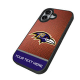 Baltimore Ravens Personalized Football Bump Phone Case for Apple iPhone