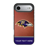 Baltimore Ravens Personalized Football Bump Phone Case for Apple iPhone