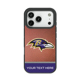 Baltimore Ravens Personalized Football Bump Phone Case for Apple iPhone