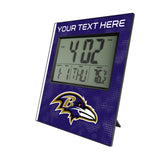 Baltimore Ravens Personalized Hatch Wall Clock