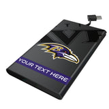 Baltimore Ravens Personalized Tilt 5000mAh Flat Powerbank