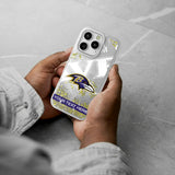 Baltimore Ravens Personalized Tilt Glitter Phone Case for Apple iPhone