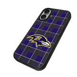Baltimore Ravens Plaid MagSafe Compatible Phone Case for Apple iPhone
