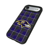 Baltimore Ravens Plaid MagSafe Compatible Phone Case for Apple iPhone