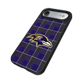 Baltimore Ravens Plaid MagSafe Compatible Phone Case for Apple iPhone