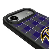 Baltimore Ravens Plaid MagSafe Compatible Phone Case for Apple iPhone