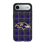 Baltimore Ravens Plaid MagSafe Compatible Phone Case for Apple iPhone