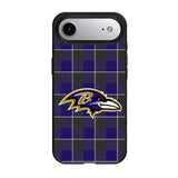 Baltimore Ravens Plaid MagSafe Compatible Phone Case for Apple iPhone