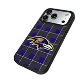 Baltimore Ravens Plaid MagSafe Compatible Phone Case for Apple iPhone