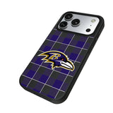 Baltimore Ravens Plaid MagSafe Compatible Phone Case for Apple iPhone