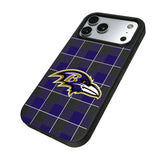 Baltimore Ravens Plaid MagSafe Compatible Phone Case for Apple iPhone