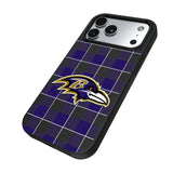 Baltimore Ravens Plaid MagSafe Compatible Phone Case for Apple iPhone