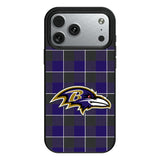 Baltimore Ravens Plaid MagSafe Compatible Phone Case for Apple iPhone
